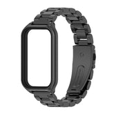 Mijobs Metal Shell + Three-Bead Stainless Steel Watch Band